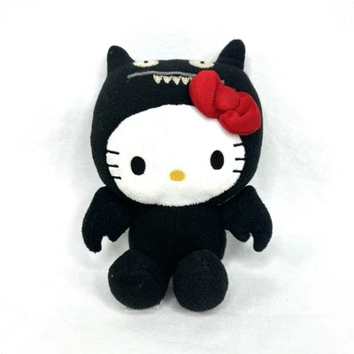 Boneca Hello Kitty Ugly Ice-Bat Pelúcia 9" Bicho de Pelúcia Preto Sanrio 2013 #4037872 - Imagem 1 de 4