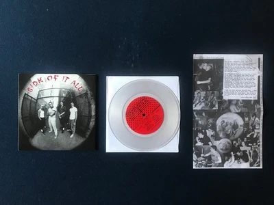 SICK OF IT ALL e.p. Record Store Day 2010 CLEAR /150 revelation 7" underdog nyhc - Image 1 of 3