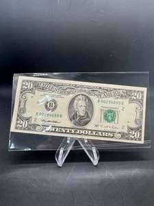 1995 $20 Twenty Dollar Bill Federal Reserve Note Vintage United States Crispy - Picture 1 of 7