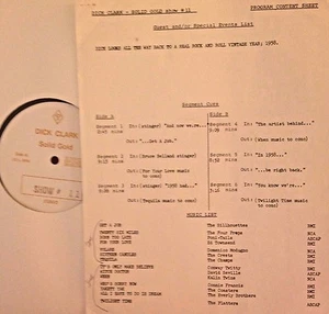RADIO SHOW: DICK CLARK GOLD #11 '58 EVERLY BROS, PLATTERS,CONNIE FRANCIS,4 PREPS - Foto 1 di 1