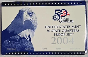 2004 United States Mint 50 State Quarters Proof Set - Bild 1 von 3