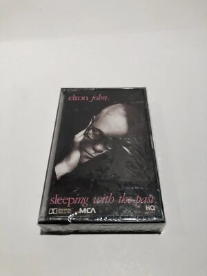 SEALED BRAND NEW ELTON JOHN-SLEEPING WITH THE PAST-CASSETTE TAPE - Image 1 of 4
