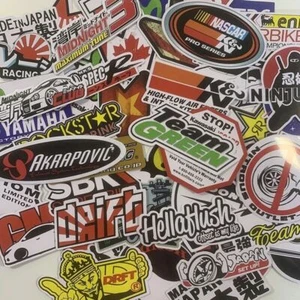 80PCS Vinyl JDM Stickers Pack Car Motorcycle Racing Motocross Helmet Decals Lot - Bild 1 von 12