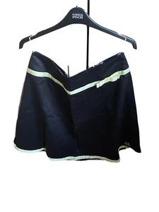 Miss Real black yellow skirt size 14 uk - Picture 1 of 8