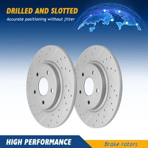 Rotores de freno de disco trasero para Chrysler Town & Country Dodge Grand Caravan Journey @ - Imagen 1 de 6