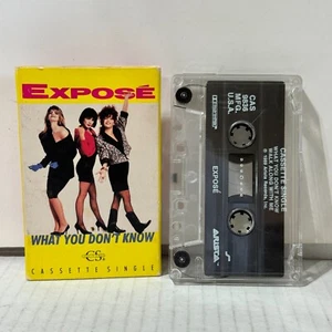 Exposé - What You Don't Know (1989 Cassette Single) Music Cassette Tape - Bild 1 von 3