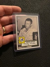 Mickey Mantle 2007 Topps Card MMS3 New York Yankees Collector Man Cave ❤️ NYC