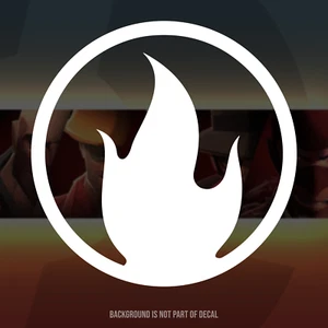 Team Fortress 2 Pyro Vinyl Decal Sticker - Picture 1 of 3