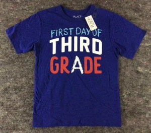 Children's First Day of 3rd Grade Novelty T-Shirt Size 5/6 - Picture 1 of 6