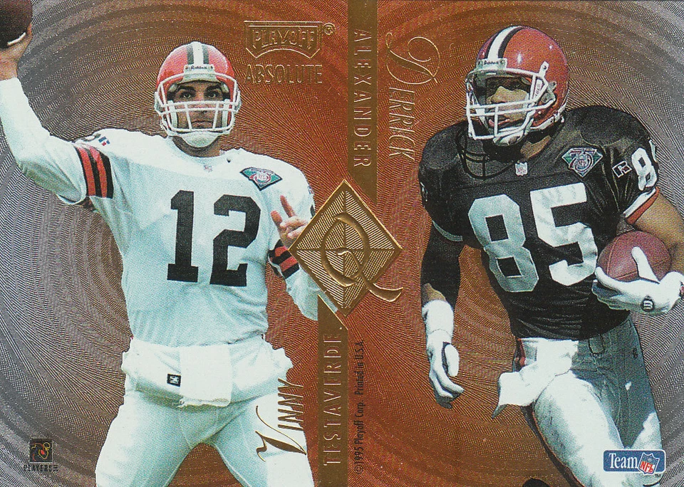 1995 Absolute (Playoff) Football "Quad Series" Insert Cards - Image 1 of 1