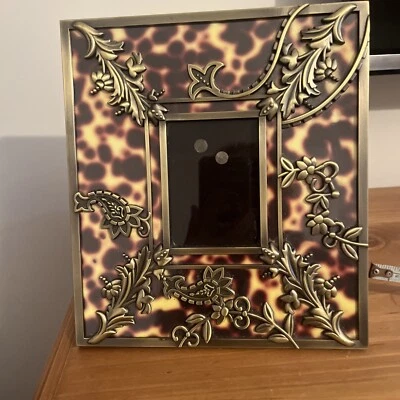 Lenox Frame Burnished Amber 9”x8”  Holds 3x4  Picture - Image 1 of 4