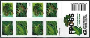 Mint US Frogs Booklet Pane of 20 Forever Stamps Scott# 5398b (MNH) - Picture 1 of 2