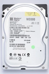 WD Protege 30GB IDE Desktop Hard Drive Model WD300EB-75CPF0 P/N WD300EB-75CPF0 - Picture 1 of 2