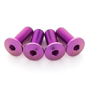 1.2g! Bronze Ultra-Low Profile Titanium Bottle Cage Bolts M5x12mm from Terske