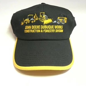 John Deere Dubuque Works Construction Forestry Hat Cap Snapback  - Picture 1 of 8