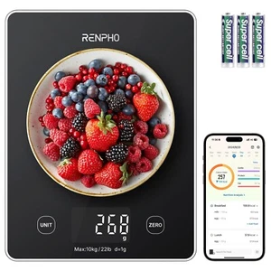 10KG Food Kitchen Scale, Digital Grams & Ounces for Weight Loss, Baking, Cooking - Picture 1 of 9
