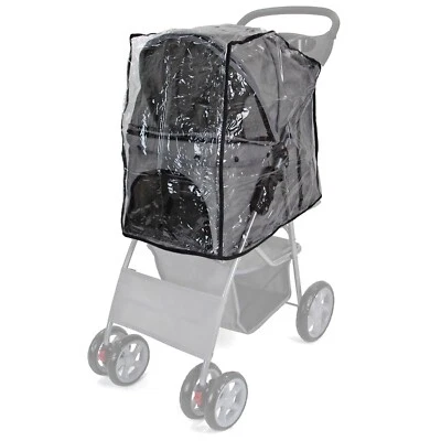 Waterproof Rain Cover for Pet Stroller Dog Cat Puppy Pram Pushchair Travel Cart - Image 1 of 4