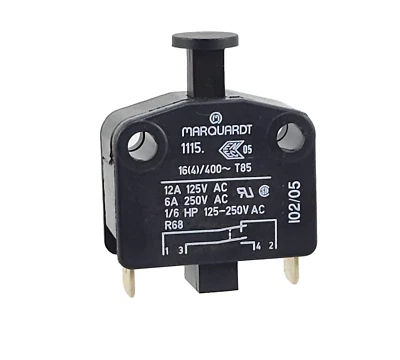 Schnappschalter, Taster, LED (Niedervolt), 230V (Hochvolt) Ein/Aus (Öffner) - Bild 1 von 4