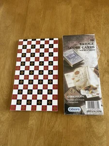 Gibsons 50 Bridge Score Cards nuove più bonus senza marchio score cards - Foto 1 di 2