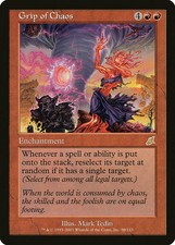 MTG 4X SCOURGE GRIP OF CHAOS MINT MAGIC THE GATHERING RED RARE ENCHANTMENT