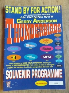 Gerry Anderson,Programm eines Abends mit.Thunderbirds Joe90 usw - Bild 1 von 2