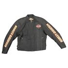 Harley Davidson Jacket Men’s Biker Bar & Shield Belted Motorcycle Size Large EUC