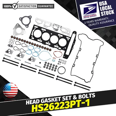 Juego de pernos de junta de cabeza de motor HS26223PT-1 para Pontiac Sunfire Grand Am 2,2 L 02-05 Foto 1 de 4