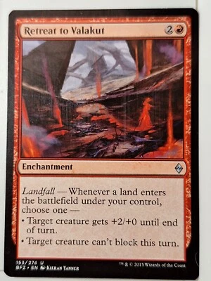 Retreat to Valakut - Battle for Zendikar - Magic the Gathering MTG Nice! - Image 1 of 2