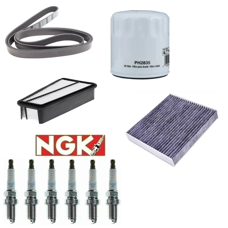 Kit de puesta a punto para Toyota Tundra 2005-09/2010 4,0 L V6 con correa de transmisión (NGK Platinum) Foto 1 de 4