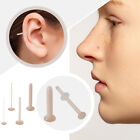 Boucles d'oreilles cartilage de retenue de nez anneau clou ton chair verre cartilage dispositif de retenue de perçage