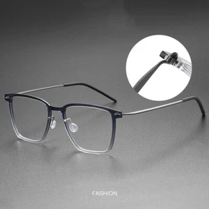 Quadratische Titan Nylon Brillengestell ultraleicht 52 mm Brillengestell Demo Linse C - Bild 1 von 26