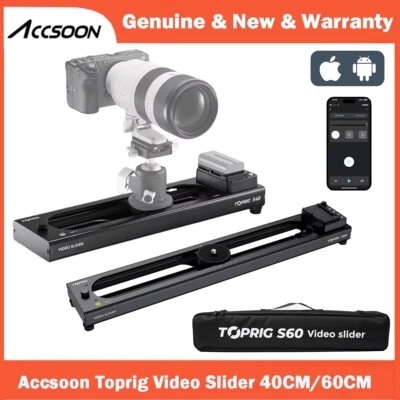 Accsoon TOPRIG S60 60cm Motorized Focusing Camera Video Slider Rail APP Control - Image 1 of 4