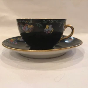 Vintage Bavaria Germany Black Tea Cup and saucer set 34/78 - Picture 1 of 10