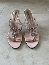 Beverly Feldman Blush & Crystal ‘Beverly Feldman’ Diana Shoes!! Size 8