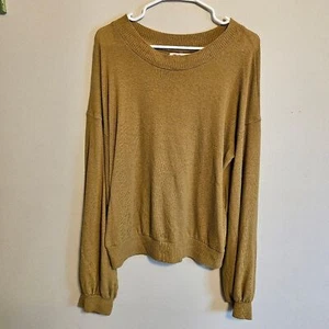 Suéter FP Beach Free People Amarillo Mostaza Mediano - Imagen 1 de 7