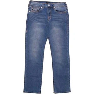 Jeans True Religion Ricky Big T da uomo relaxed taglio dritto (36x34, Sunkissed) - Foto 1 di 3