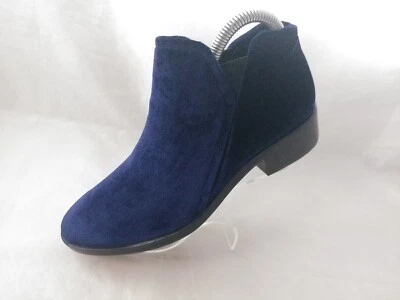 Botines Chelsea Dolce Vita Tay para mujer talla 6,5 azul terciopelo Foto 1 de 4