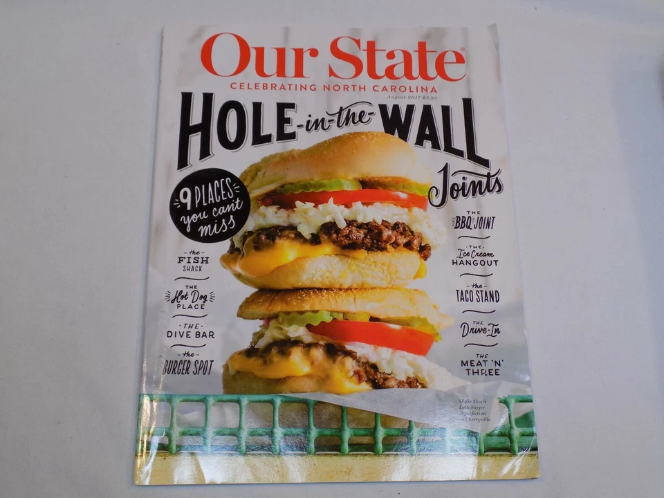 Our State Down Home North Carolina Magazine 8 August 2017 Issue Hole in The Wall - Image 1 of 1