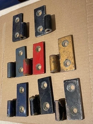 6 BISAGRAS LATERALES DE CUERPO DE PUERTA INFERIOR DERECHO SURTIDO 2 JEEP WRANGLER IZQUIERDO TJ YJ CJ OEM Foto 1 de 4