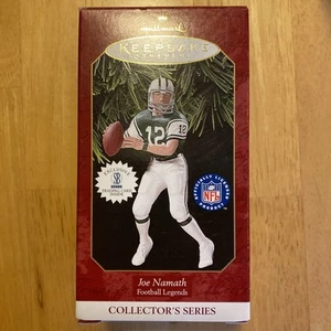 Hallmark Joe Namath New York Jets 1997 Christmas Ornament NFL Football Legends - Picture 1 of 3
