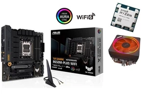 AMD RYZEN 7 7700X CPU + ASUS TUF GAMING B650M-PLUS WIFI mATX Motherboard COMBO - Picture 1 of 11