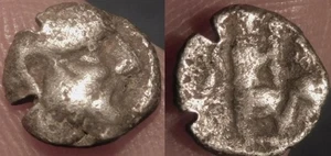 MRTWN Sidon Phoenicia 405BC Unsicher König / King Slaying Lion Bibel Rarität - Bild 1 von 3