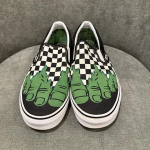 Vans Marvel Incredible Hulk Schachbrett Slipper Schuhe Größe Herren 10 - Bild 1 von 12
