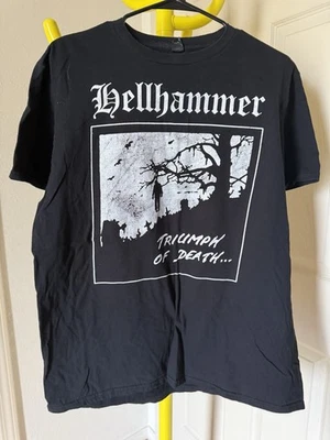 Hellhammer "Triumph Of Death" T-Shirt Size Large Band Tee - Image 1 of 2