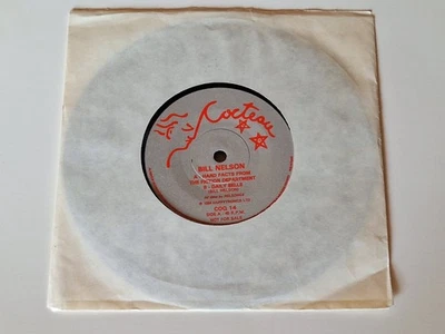 Bill Nelson HARD FACTS FROM THE FICTION DEPARTMENT 7" 1984 Fan Club PROMO Foto 1 de 3