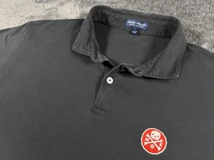 Peter Millar Crown Crafted Men’s Size Large MGK Skull And Crossbone Polo - Picture 1 of 11