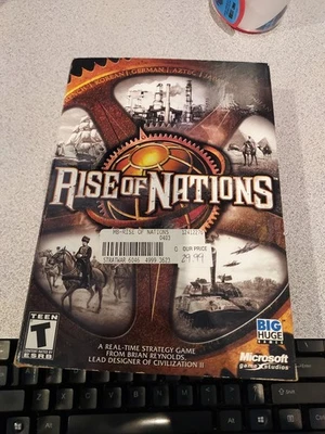 Rise Of Nations PC Game with Disk and Directions and Key and codes - Image 1 of 4
