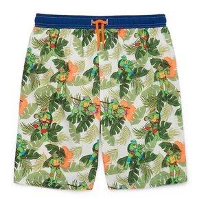 Teenage Mutant Ninja Turtles Tropical Boys Swim Trunks Large - Picture 1 of 1