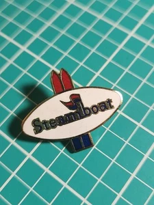 Prendedor de solapa tono dorado para esquí Steamboat Springs Colorado de colección - Imagen 1 de 13