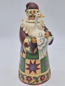 Jim Shore CHRISTMAS GOOSE Santa Figurine 4008936 Retired 10.5" - Picture 1 of 11